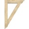 Ekena Millwork Traditional Traditional Rough Sawn Bracket w/ Offset Brace, Douglas Fir, 6"W x 26"D x 38"H BKT0604X26X38TRA01RDF - alternate 3